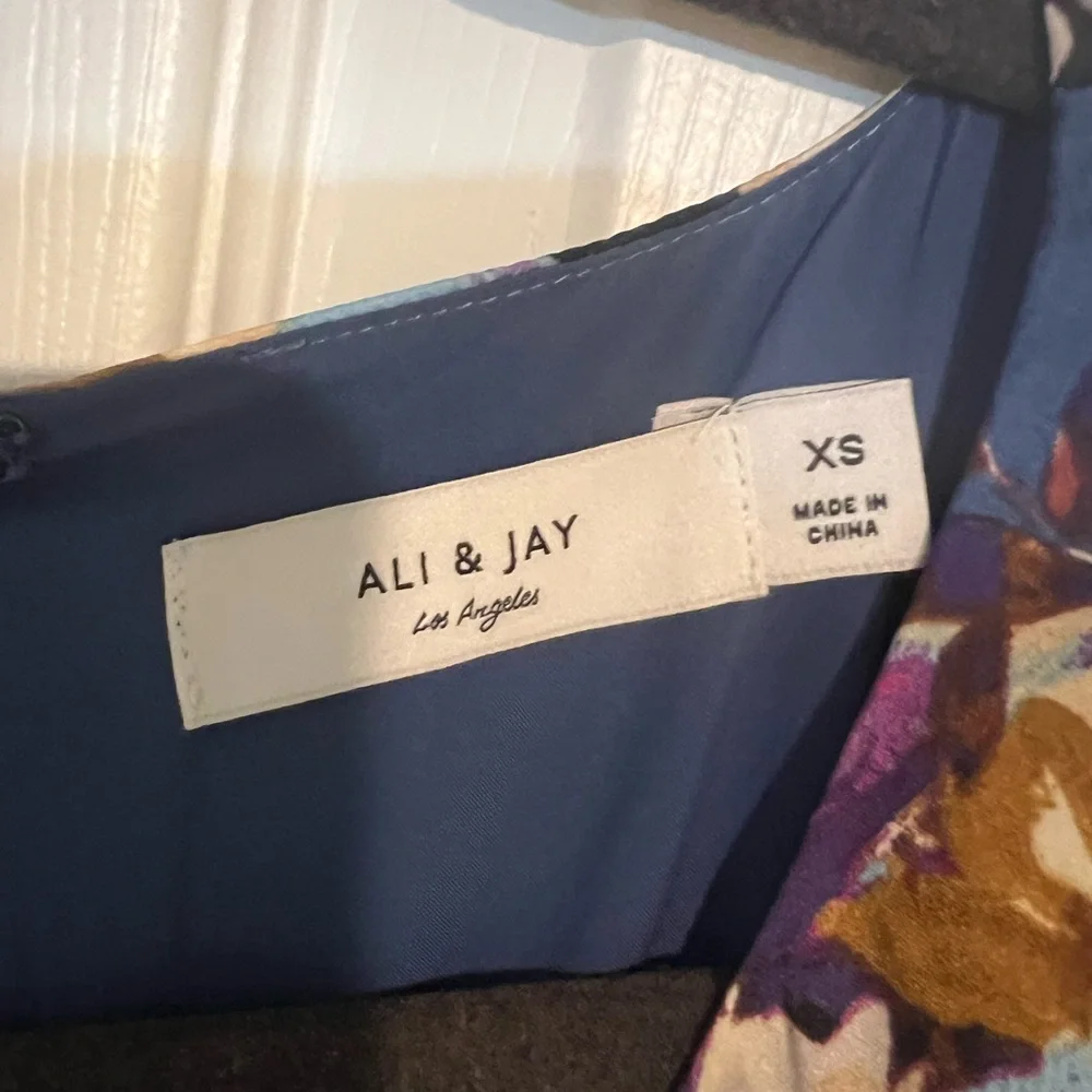 ALI & JAY Vibrant Blue and Purple Dress - Picture 5 of 5